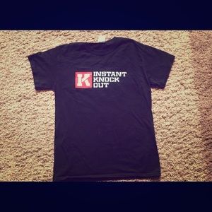 A exercise shirt using words of encouragement.